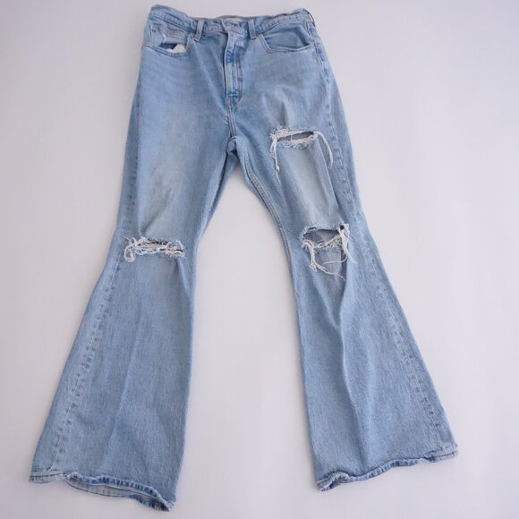Levi's Light Blue Flare Jeans - Picture 1 of 16